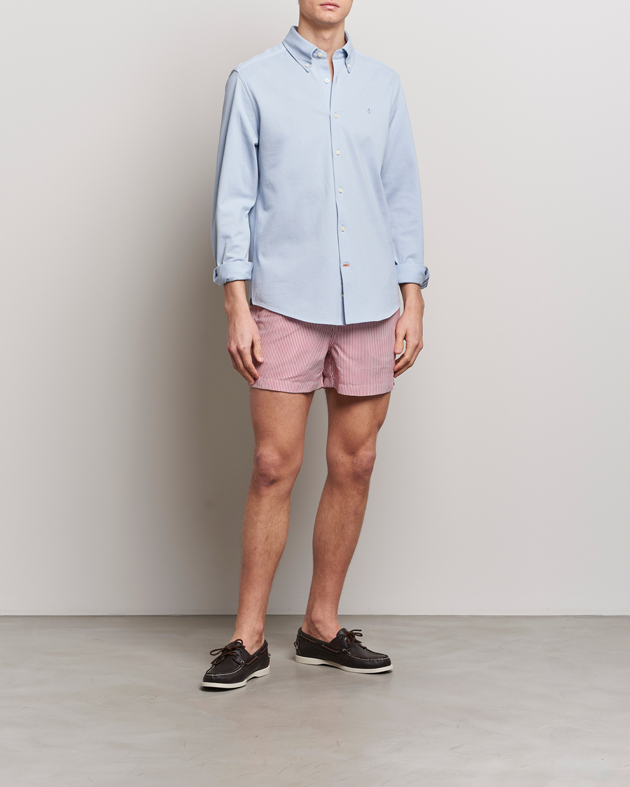 Mies | Uimahousut | Morris | Stripe Bathing Trunks Cerise