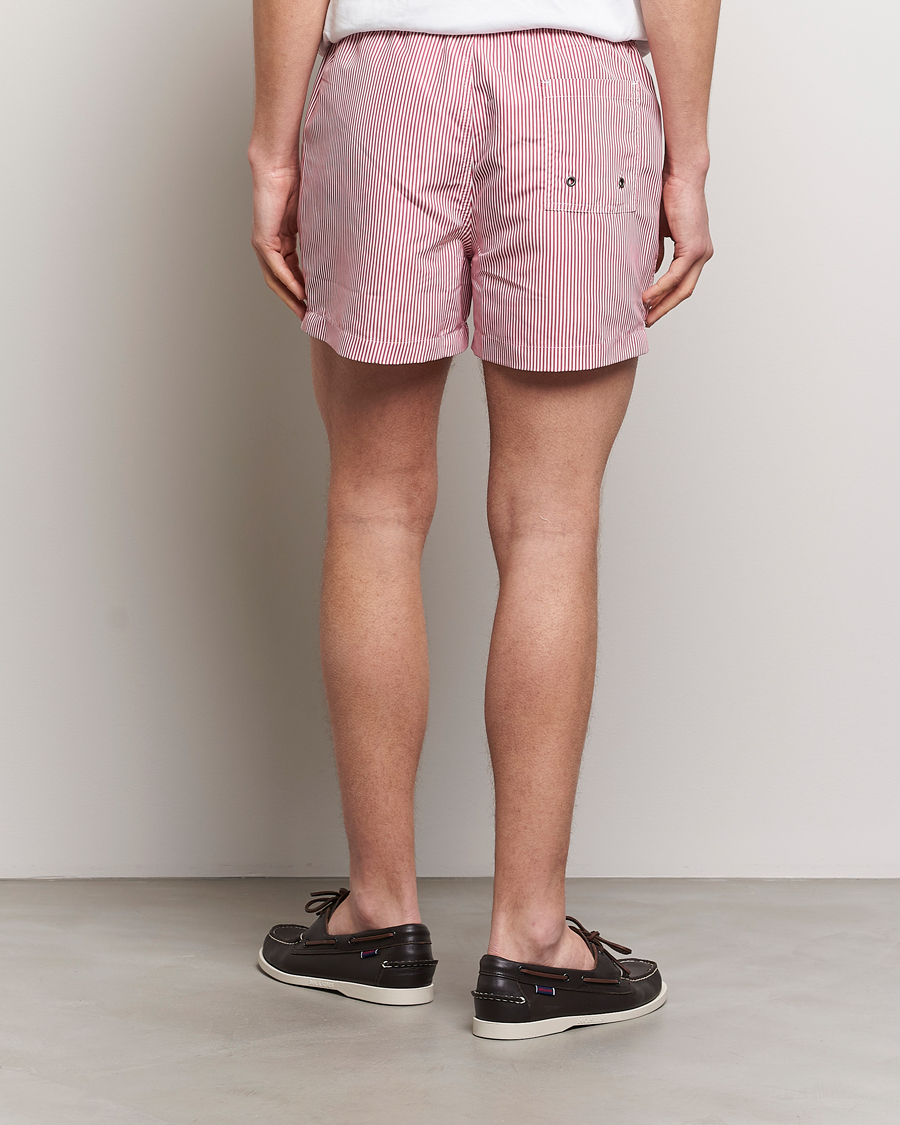 Mies | Uimahousut | Morris | Stripe Bathing Trunks Cerise