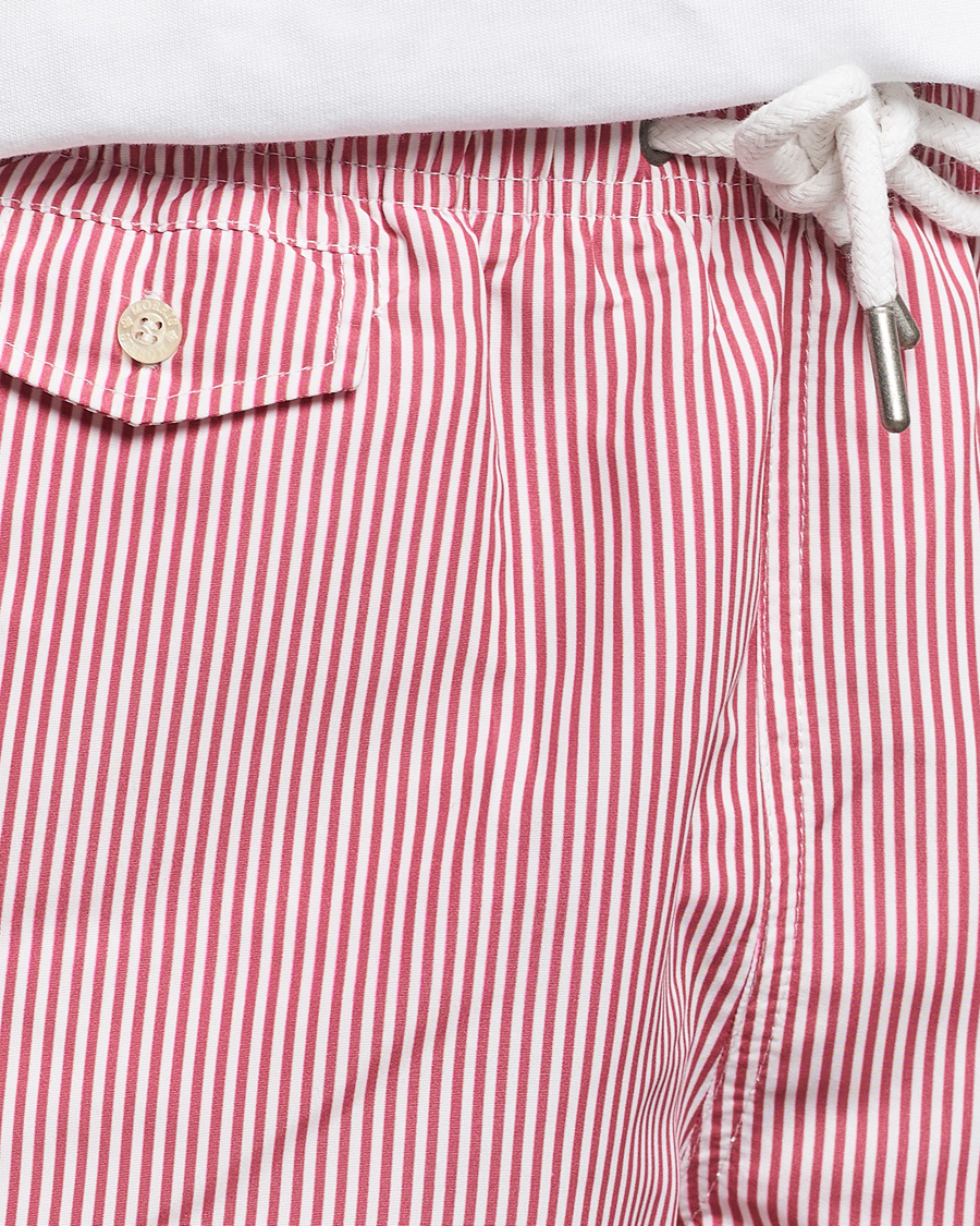 Mies | Uimahousut | Morris | Stripe Bathing Trunks Cerise
