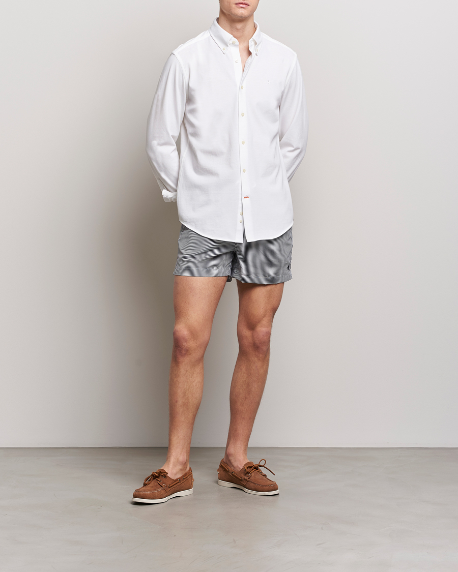 Mies | Uimahousut | Morris | Stripe Bathing Trunks Blue