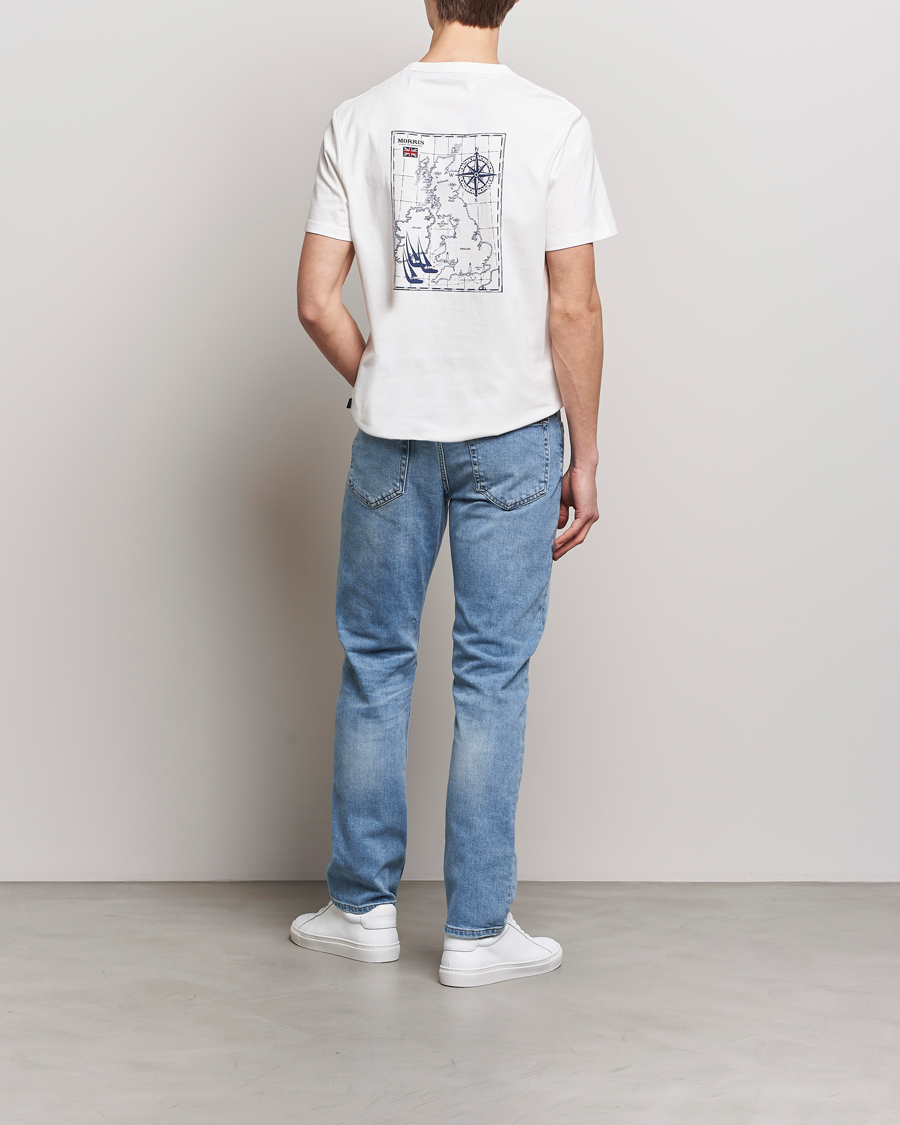 Mies | T-paidat | Morris | Archie T-Shirt Off White