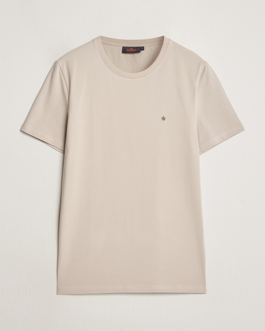 Mies | T-paidat | Morris | James Crew Neck T-Shirt Khaki