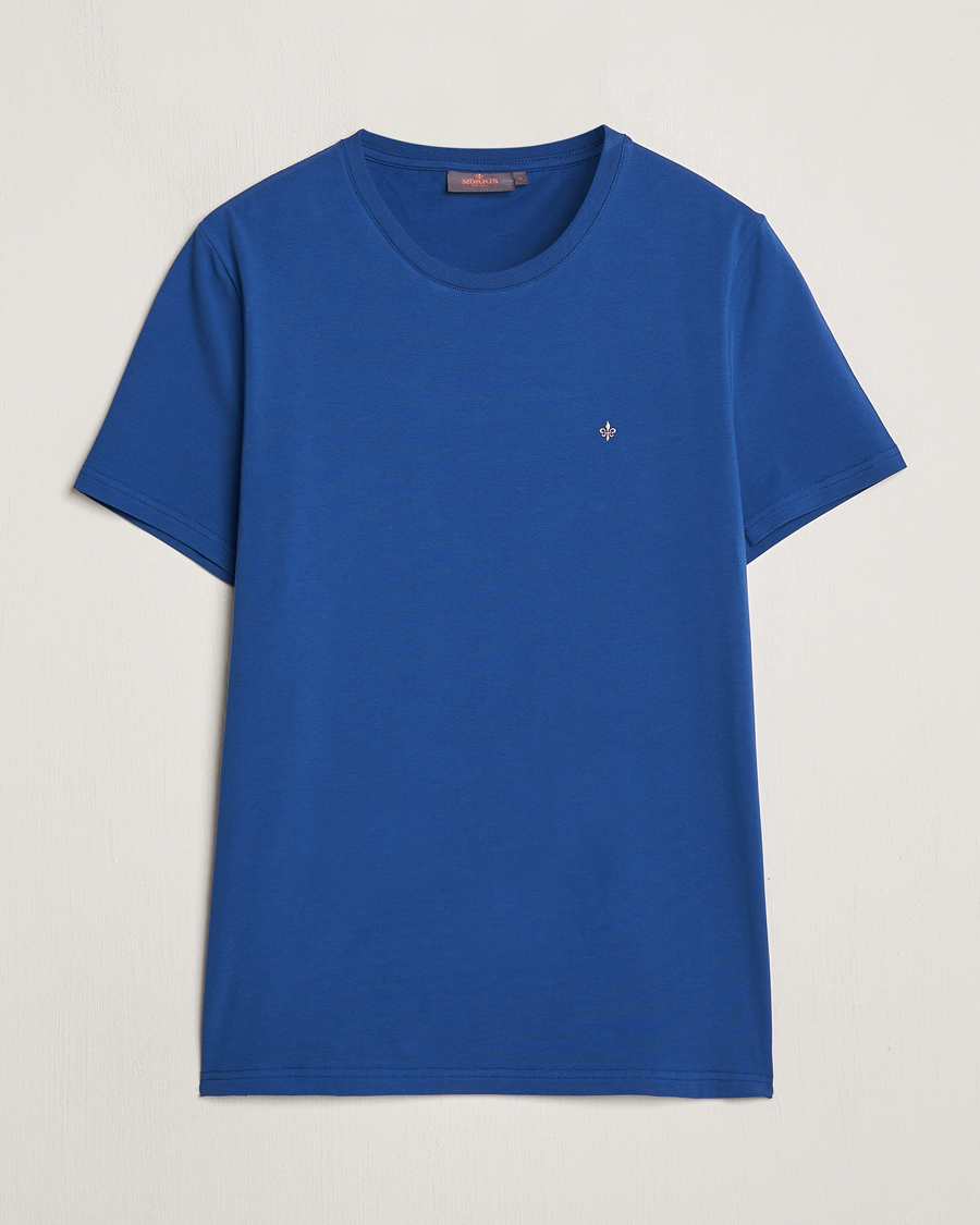 Mies | T-paidat | Morris | James Crew Neck T-Shirt Blue