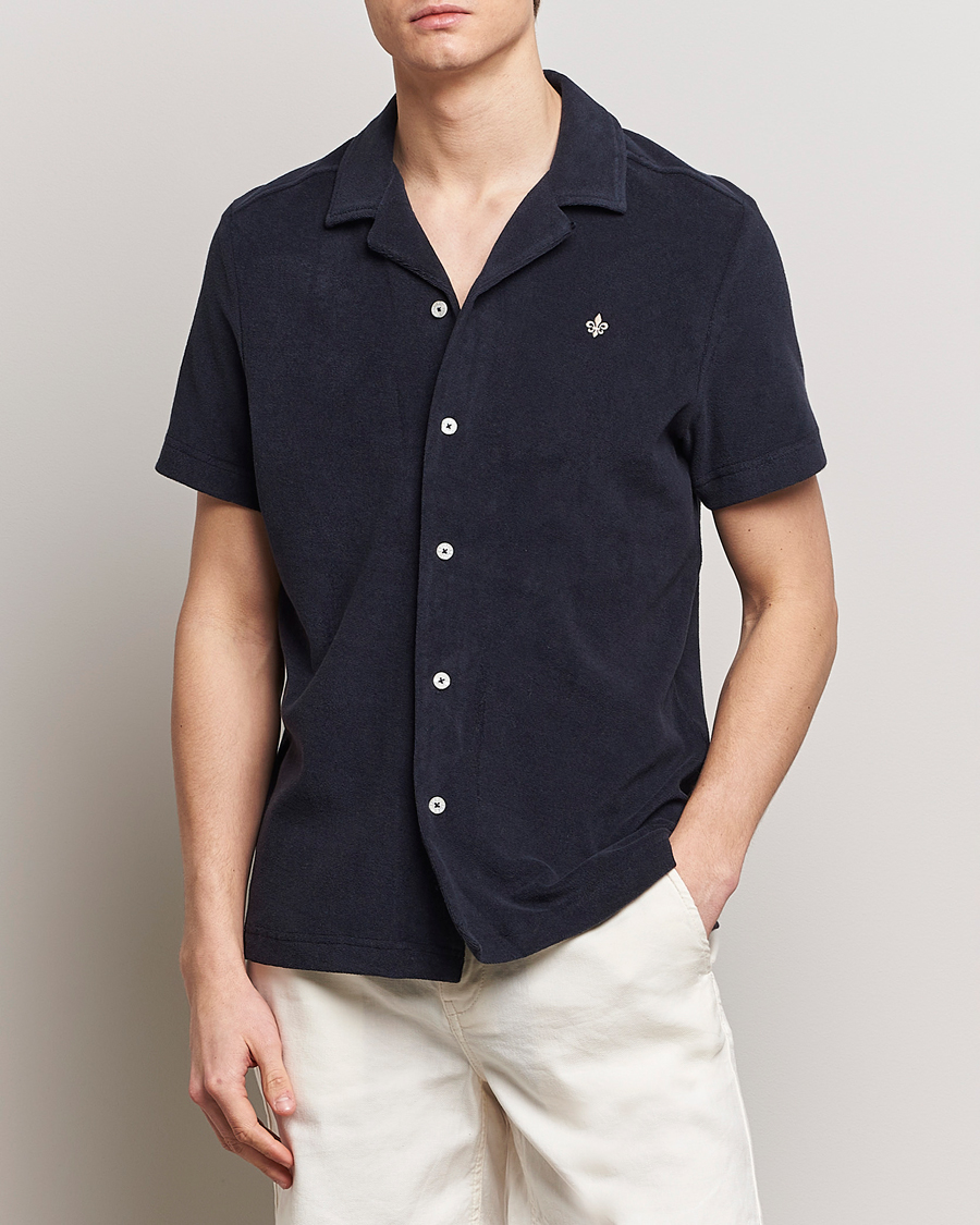 Mies | Kauluspaidat | Morris | Conall Terry Shirt Old Blue