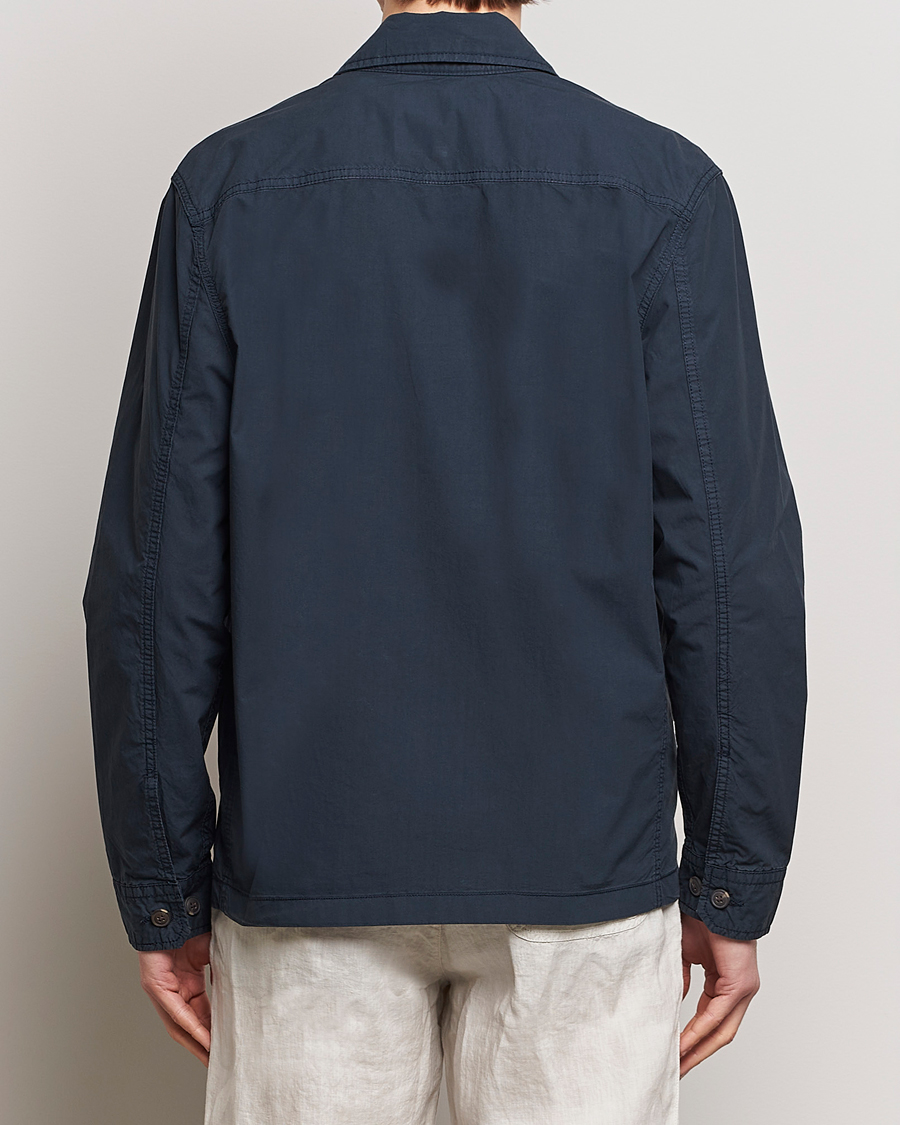 Mies | Takit | Morris | Harrison Cotton Shirt Jacket Old Blue