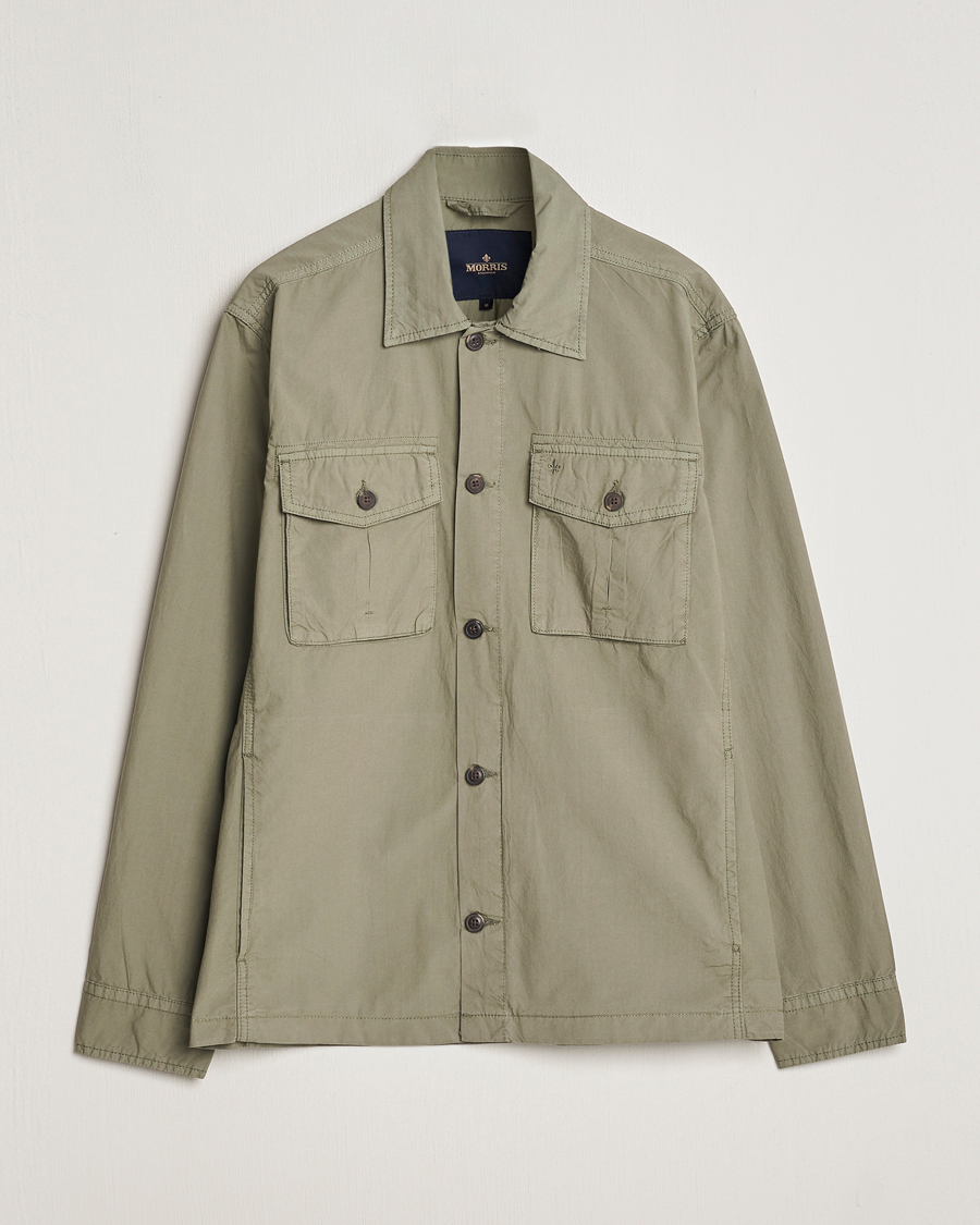 Mies | Takit | Morris | Harrison Cotton Shirt Jacket Green