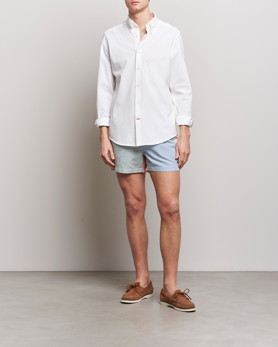 Mies |  | Morris | Eddie Slim Fit Pique Shirt White