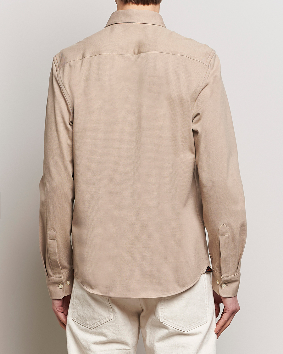 Mies | Kauluspaidat | Morris | Eddie Slim Fit Pique Shirt Khaki