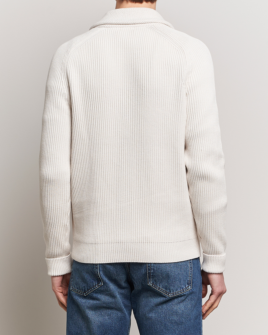Mies | Puserot | Morris | Brayden Shawl Cardigan Off White