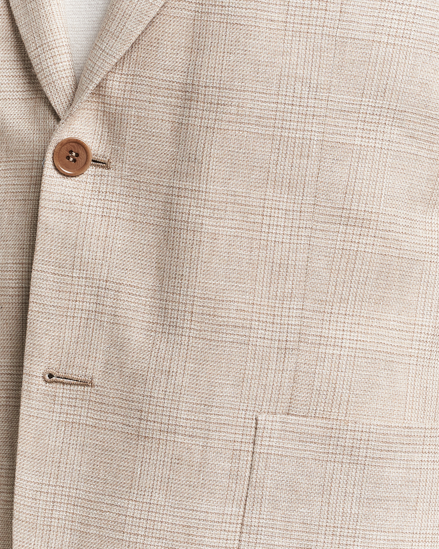 Mies | Pikkutakit | Morris | Archie Cotton Glencheck Blazer Khaki