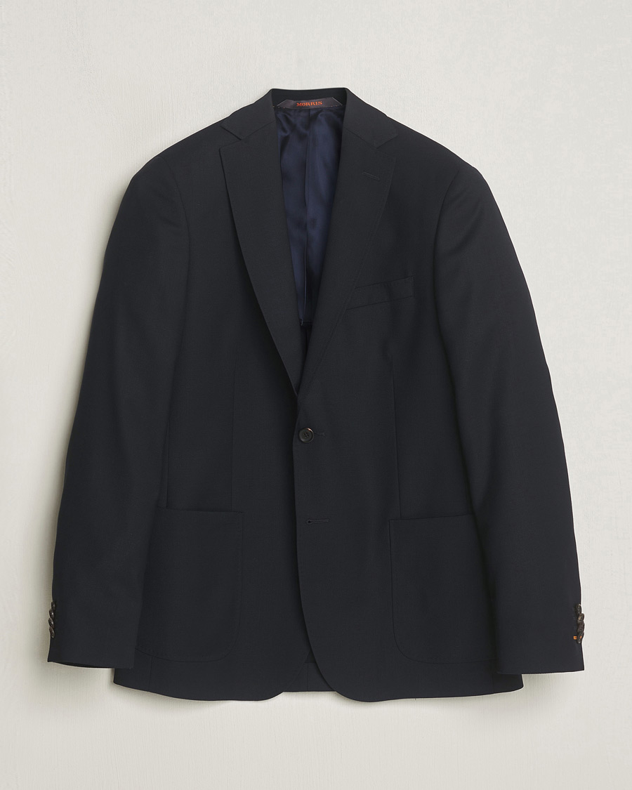 Mies | Pikkutakit | Morris | Archie Navy Light Wool Blazer Navy