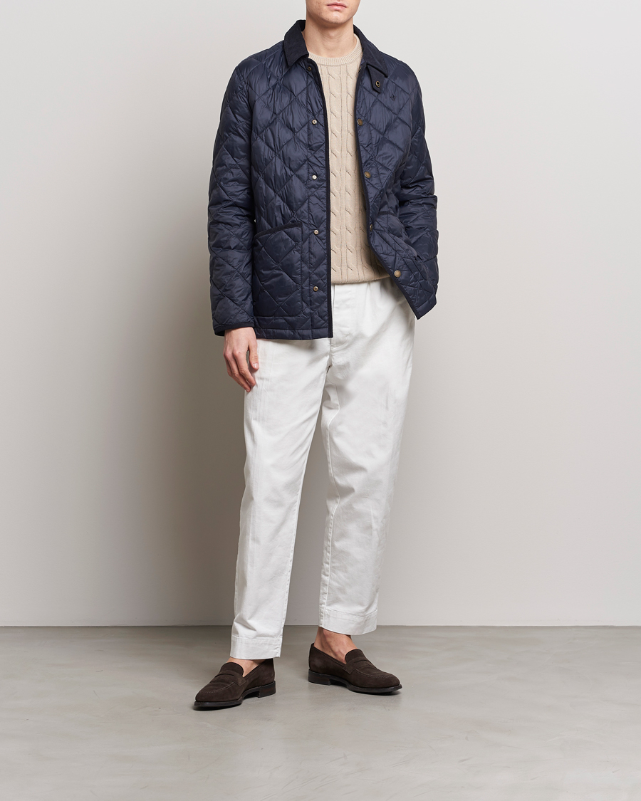 Mies | Takit | Morris | Winston Quilted Jacket Old Blue