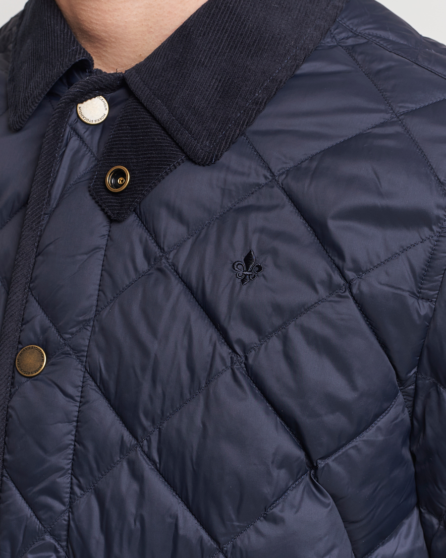Mies | Takit | Morris | Winston Quilted Jacket Old Blue