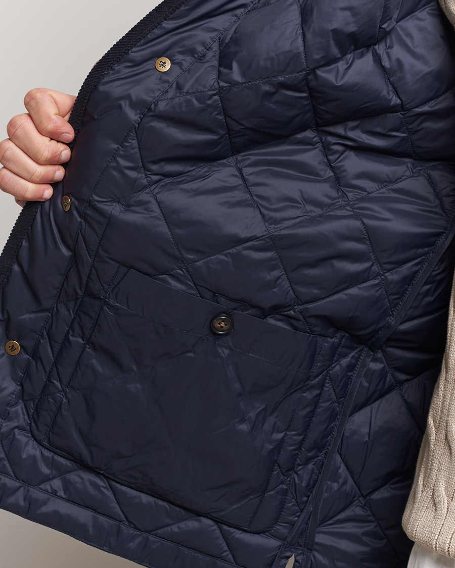 Mies | Takit | Morris | Winston Quilted Jacket Old Blue