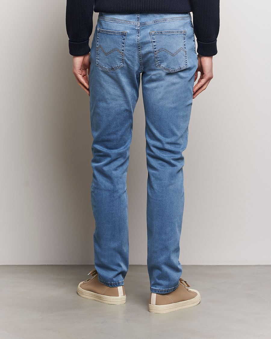 Mies | Farkut | Morris | James Satin Jeans Light Blue