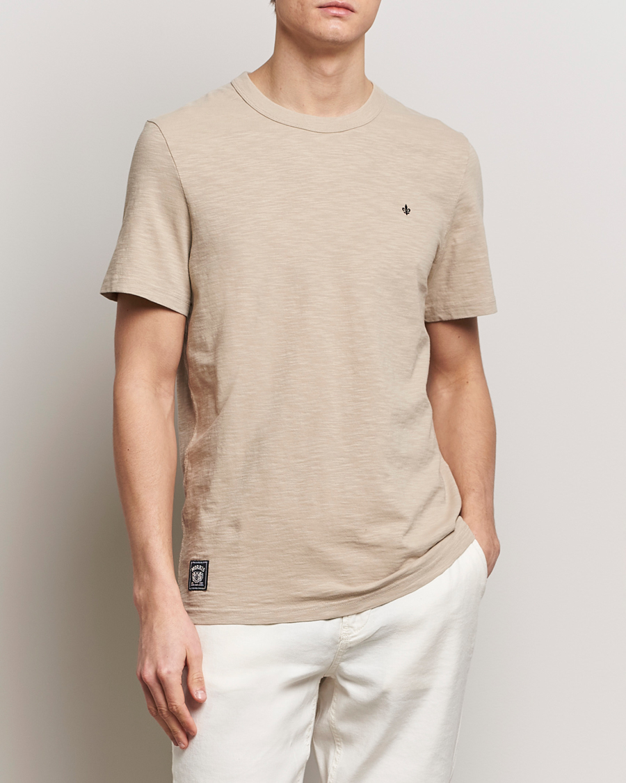 Mies | Lyhythihaiset t-paidat | Morris | Watson Slub Crew Neck T-Shirt Khaki
