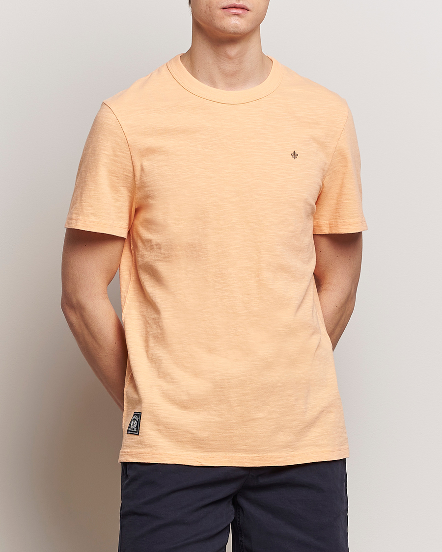 Mies | T-paidat | Morris | Watson Slub Crew Neck T-Shirt Orange