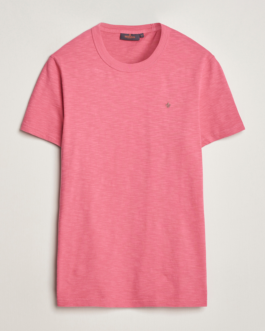 Mies | T-paidat | Morris | Watson Slub Crew Neck T-Shirt Pink