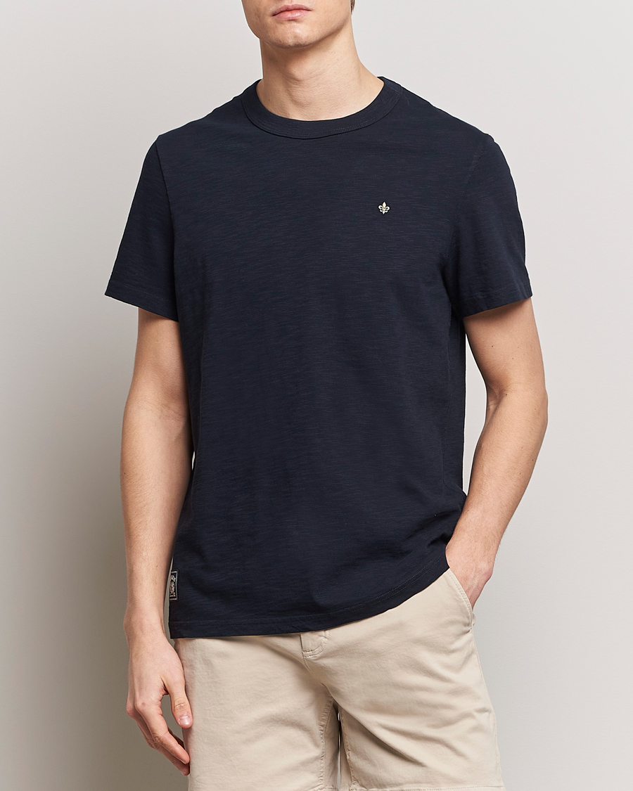 Mies | Lyhythihaiset t-paidat | Morris | Watson Slub Crew Neck T-Shirt Old Blue