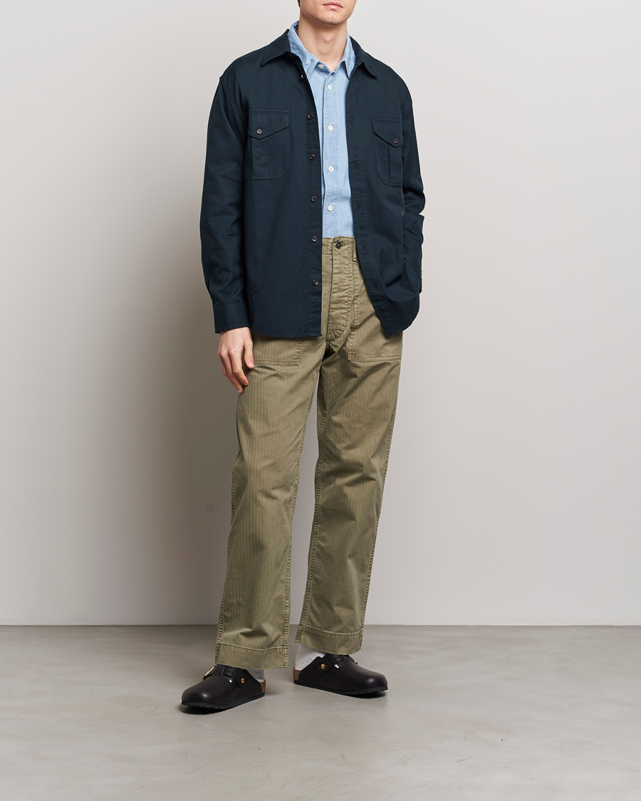 Mies | Kauluspaidat | Filson | Lightweight Alaskan Guide Shirt Midnight Navy