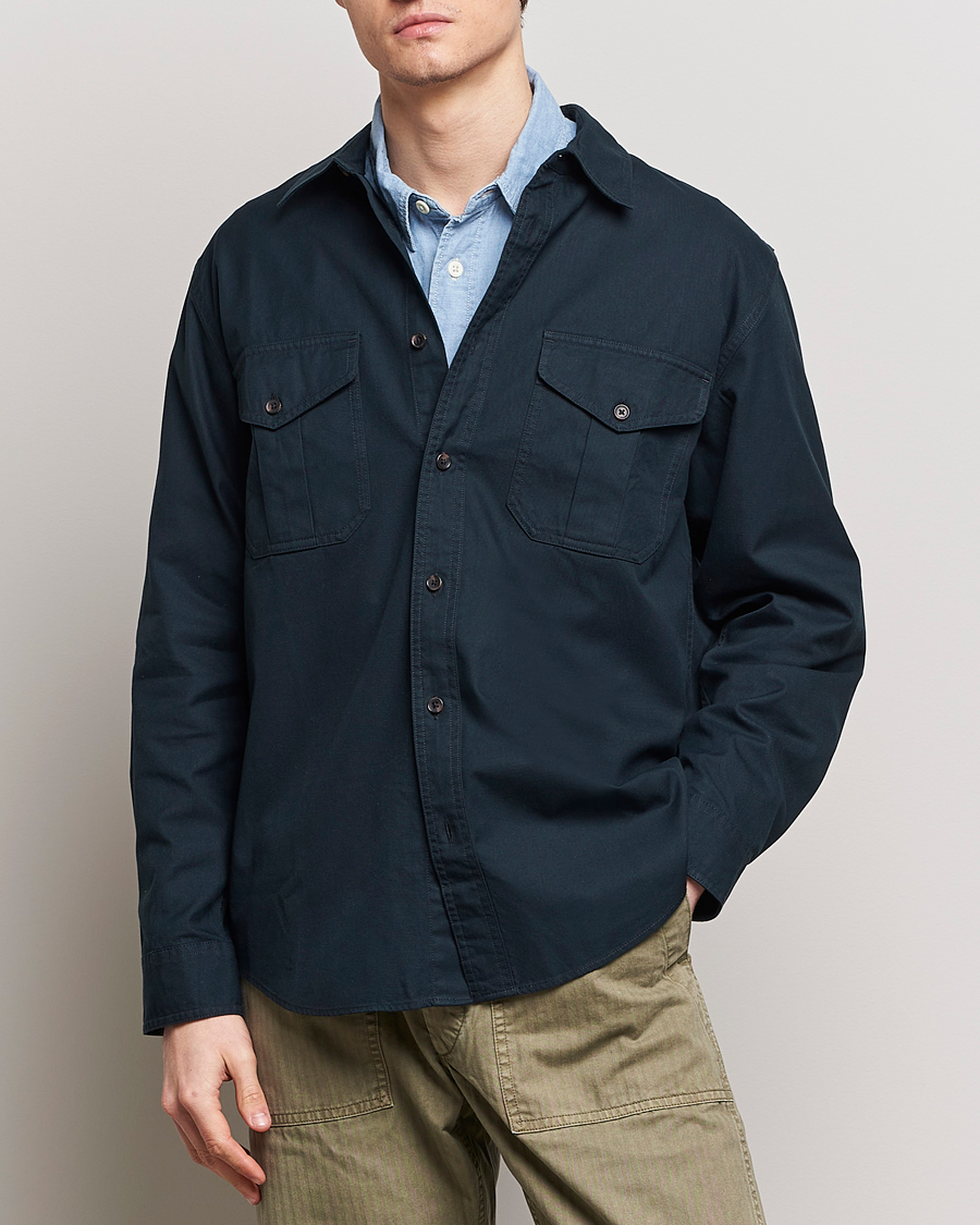 Mies | Kauluspaidat | Filson | Lightweight Alaskan Guide Shirt Midnight Navy