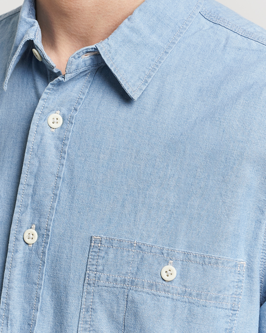 Mies | Kauluspaidat | Filson | Chambray CPO Shirt Light Indigo