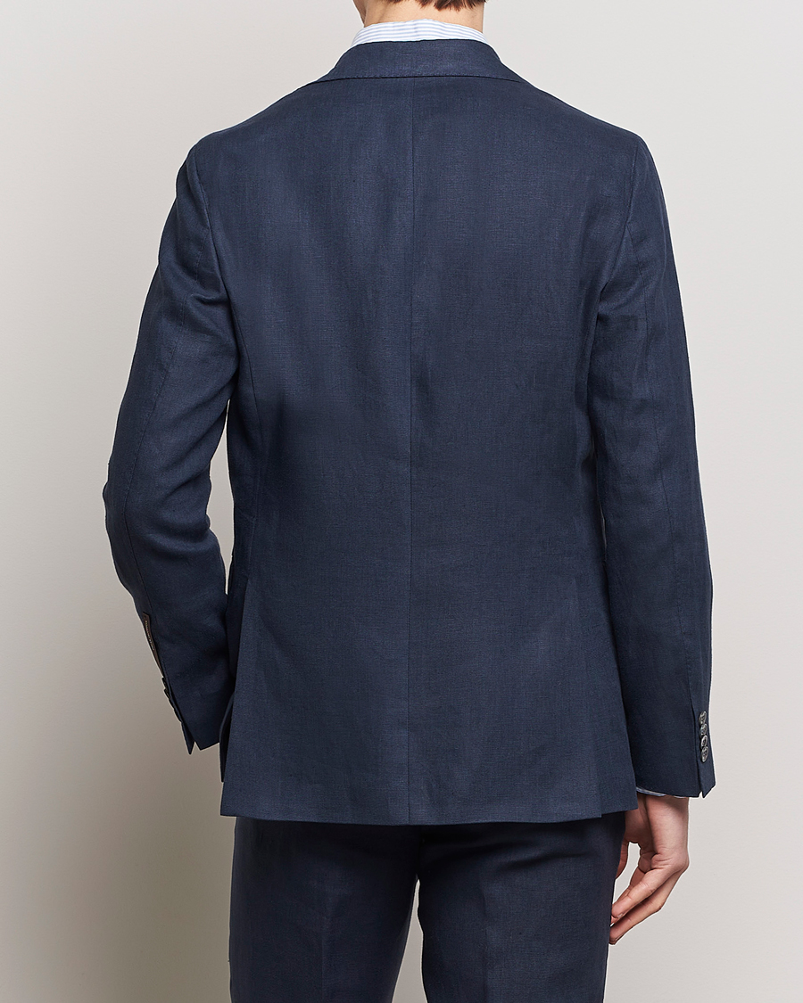 Mies | Pikkutakit | Oscar Jacobson | Fogerty Linen Blazer Navy