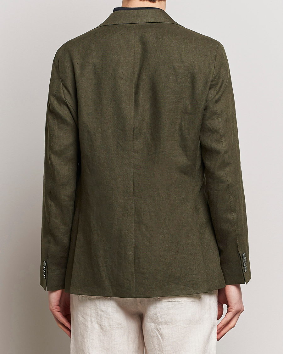 Mies | Pikkutakit | Oscar Jacobson | Fogerty Linen Blazer Olive