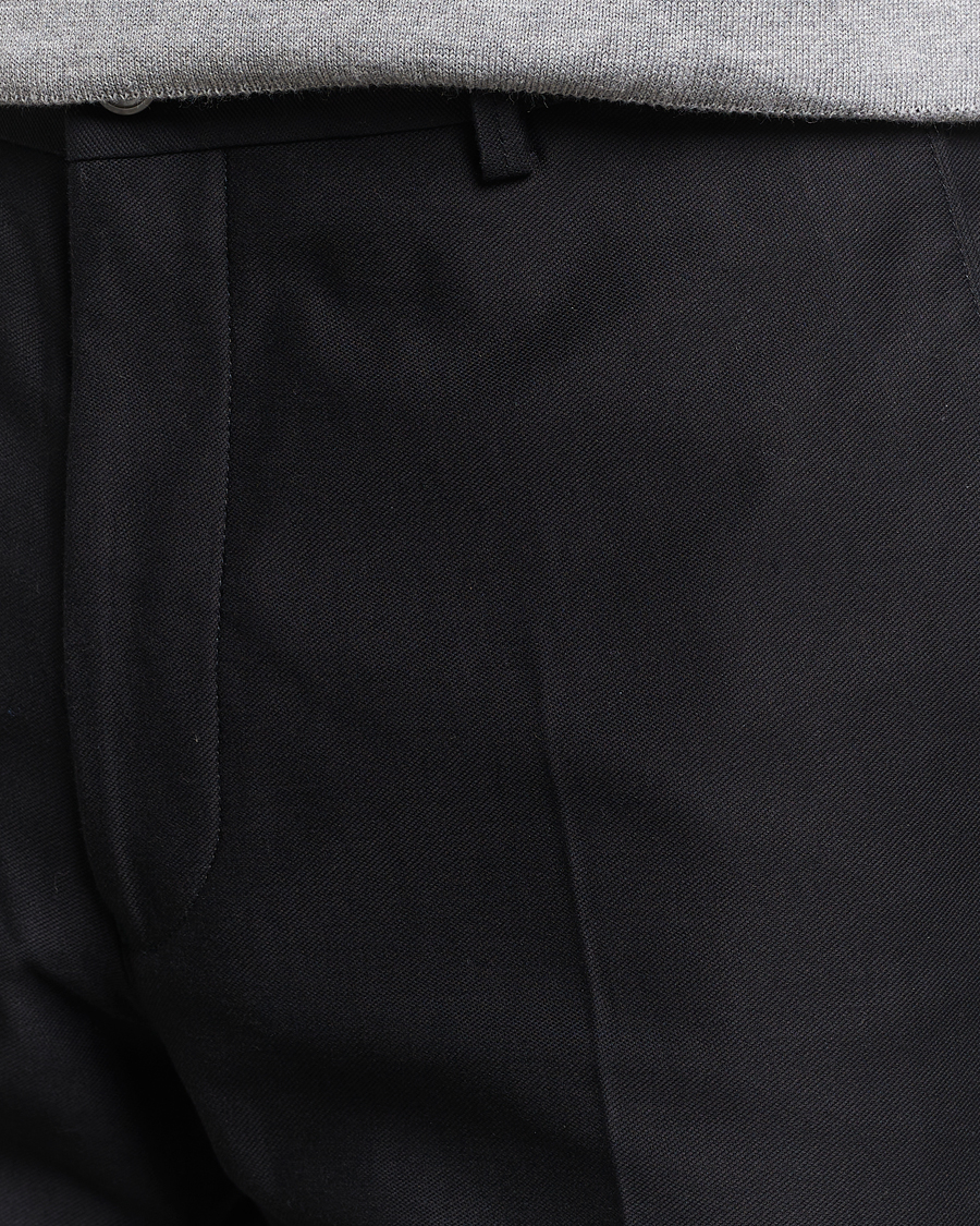 Mies | Housut | Oscar Jacobson | Decker Cotton Trousers Black