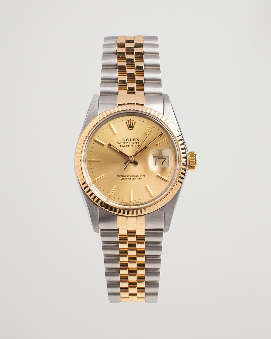 Mies | Rolex Pre-Owned Datejust 16013 Oystert Perpetual G/S Silver | Rolex Pre-Owned | Datejust 16013 Oystert Perpetual G/S Silver