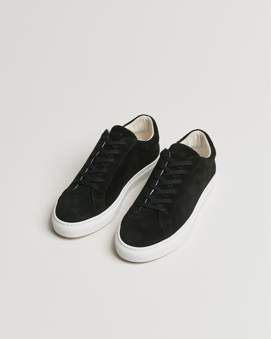 Mies | A Day's March Suede Marching Sneaker Black | A Day's March | Suede Marching Sneaker Black
