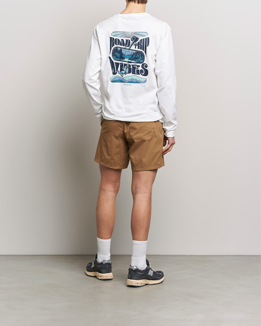 Mies | T-paidat | Columbia | Explorers Canyon Long Sleeve T-Shirt White