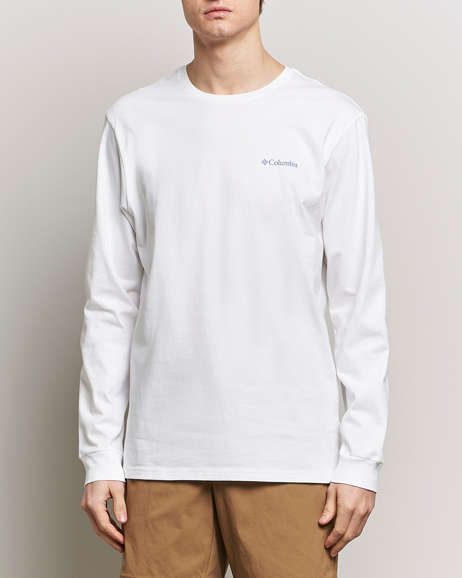 Mies |  | Columbia | Explorers Canyon Long Sleeve T-Shirt White