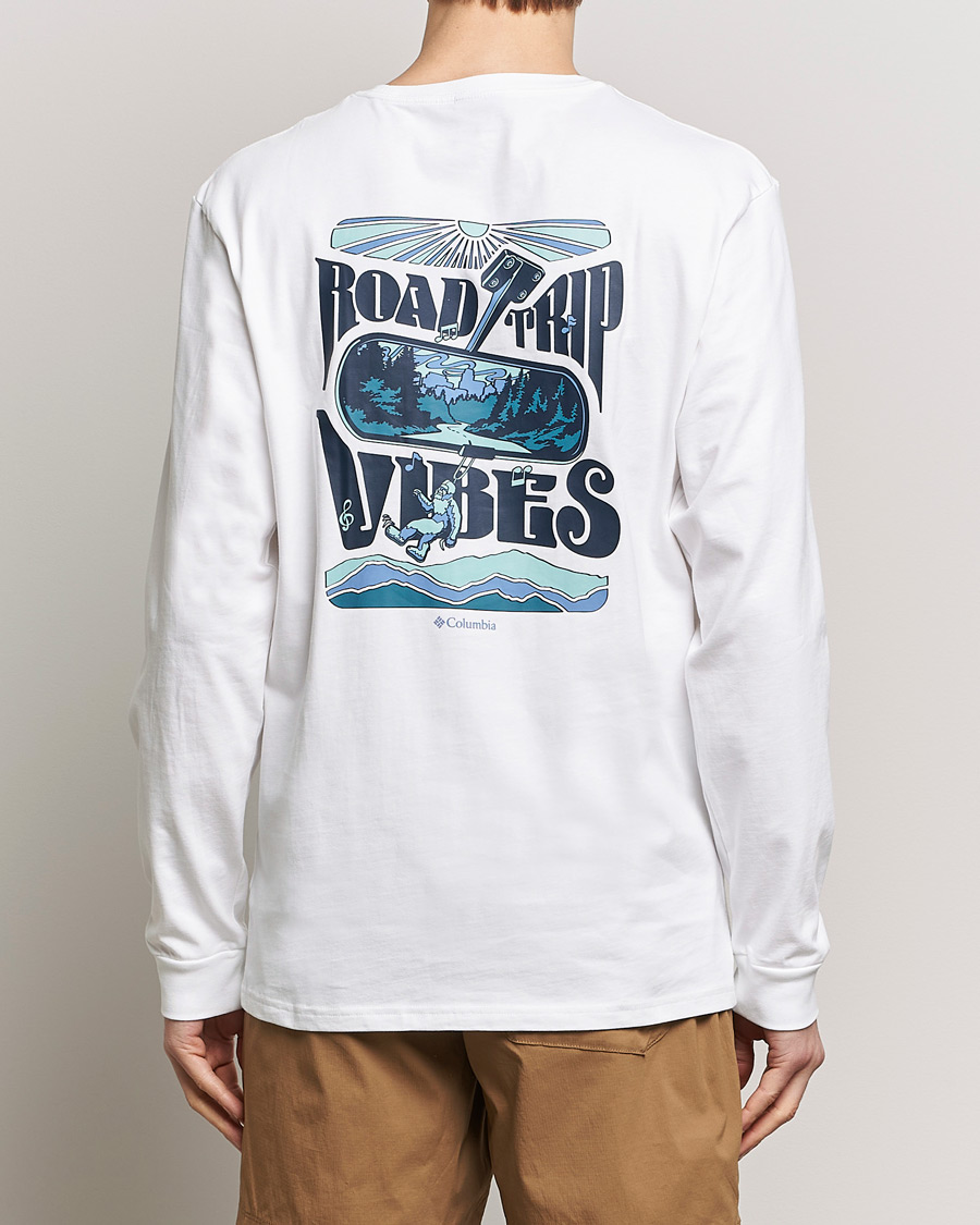 Mies | T-paidat | Columbia | Explorers Canyon Long Sleeve T-Shirt White