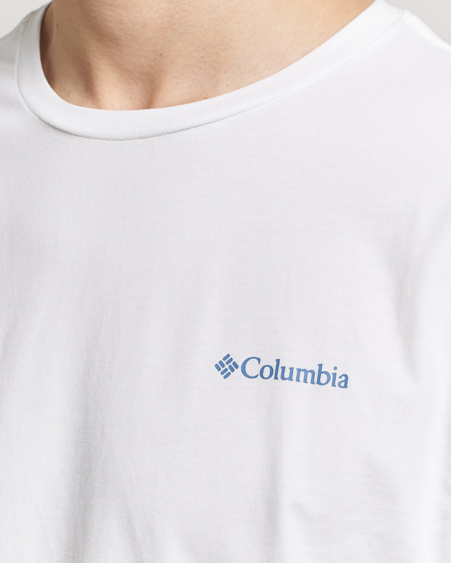 Mies | T-paidat | Columbia | Explorers Canyon Long Sleeve T-Shirt White