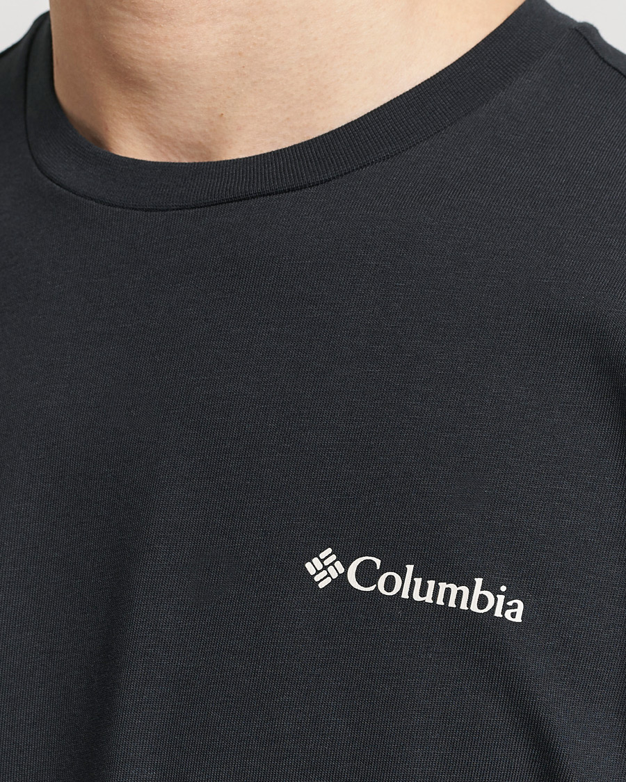 Mies | T-paidat | Columbia | Explorers Canyon Back Print T-Shirt Black