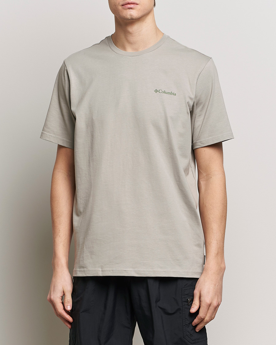 Mies |  | Columbia | Explorers Canyon Back Print T-Shirt Flint Grey
