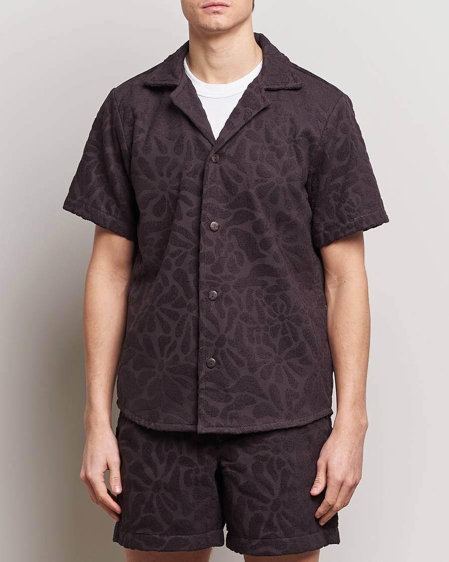 Mies | Kauluspaidat | OAS | Terry Cuba Short Sleeve Shirt Blossom