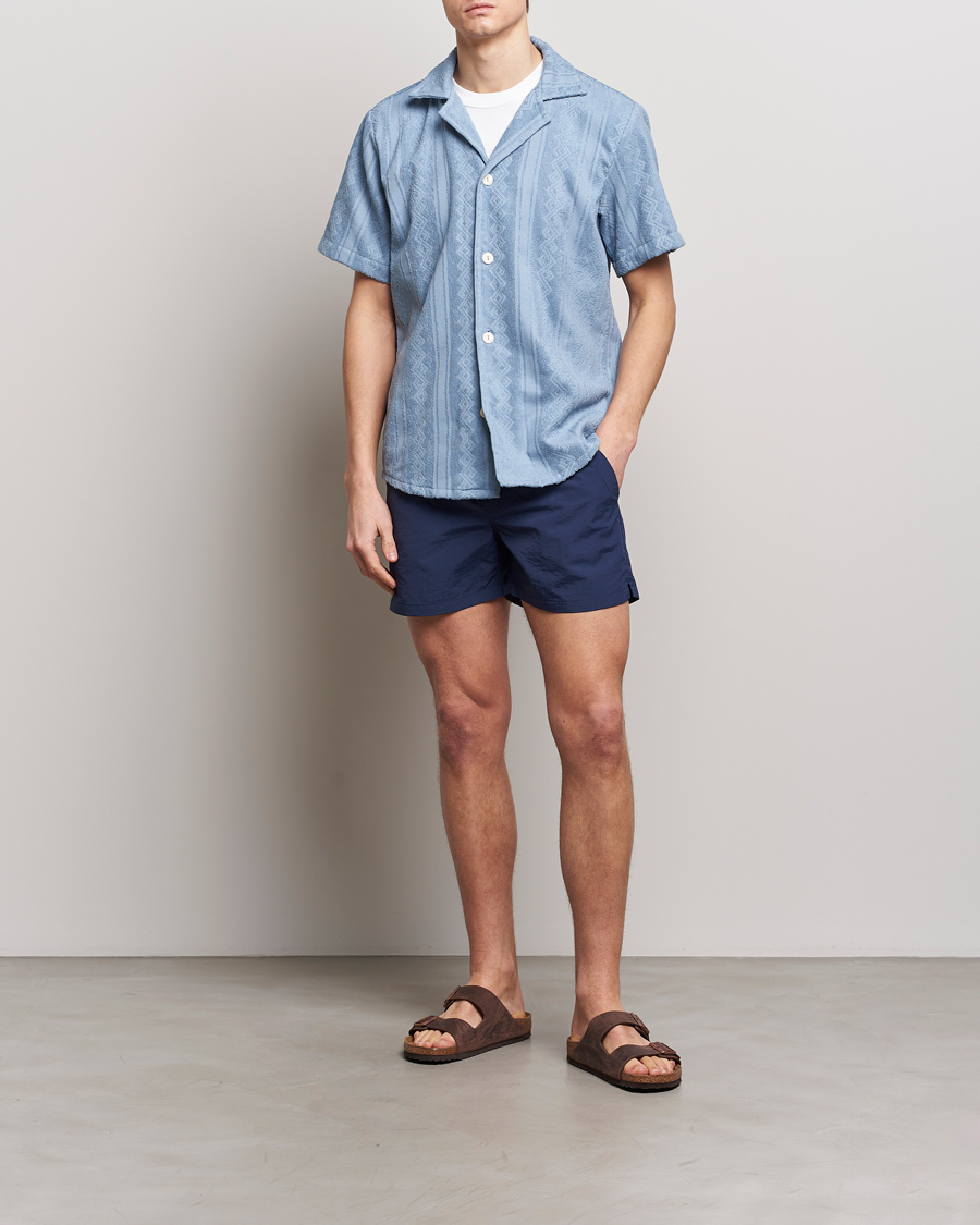 Mies | Kauluspaidat | OAS | Terry Cuba Short Sleeve Shirt Ancora