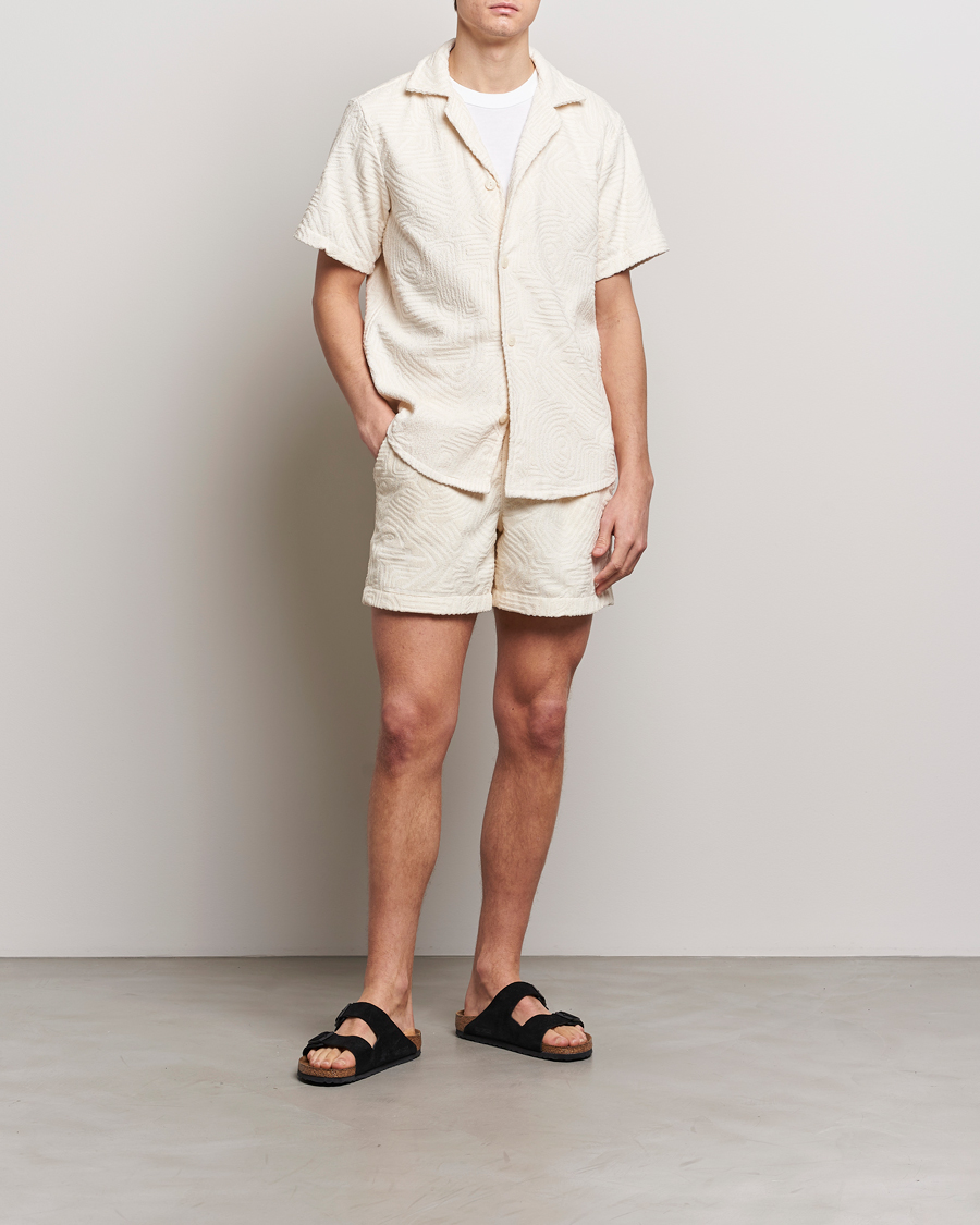 Mies | Shortsit | OAS | Terry Shorts Cream Golconda