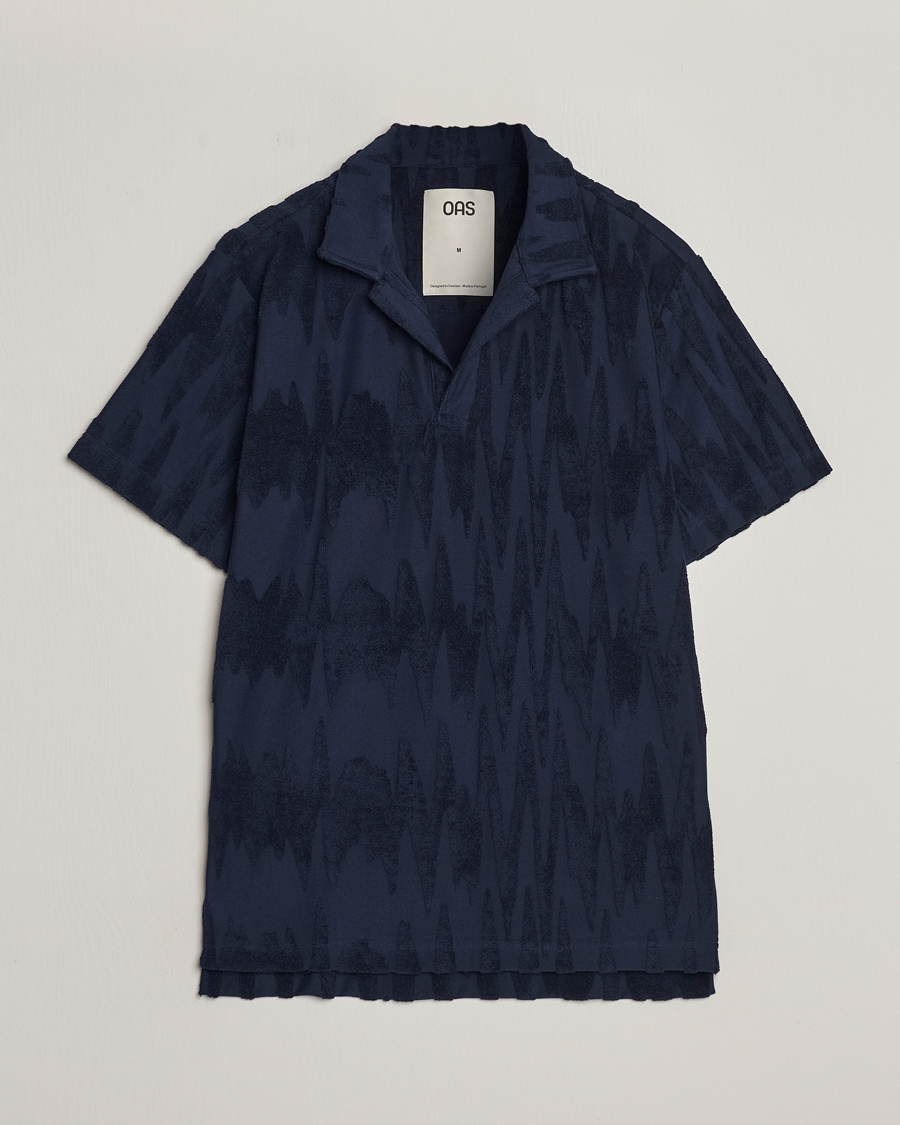 Mies | Pikeet | OAS | Short Sleeve Terry Polo Glitch