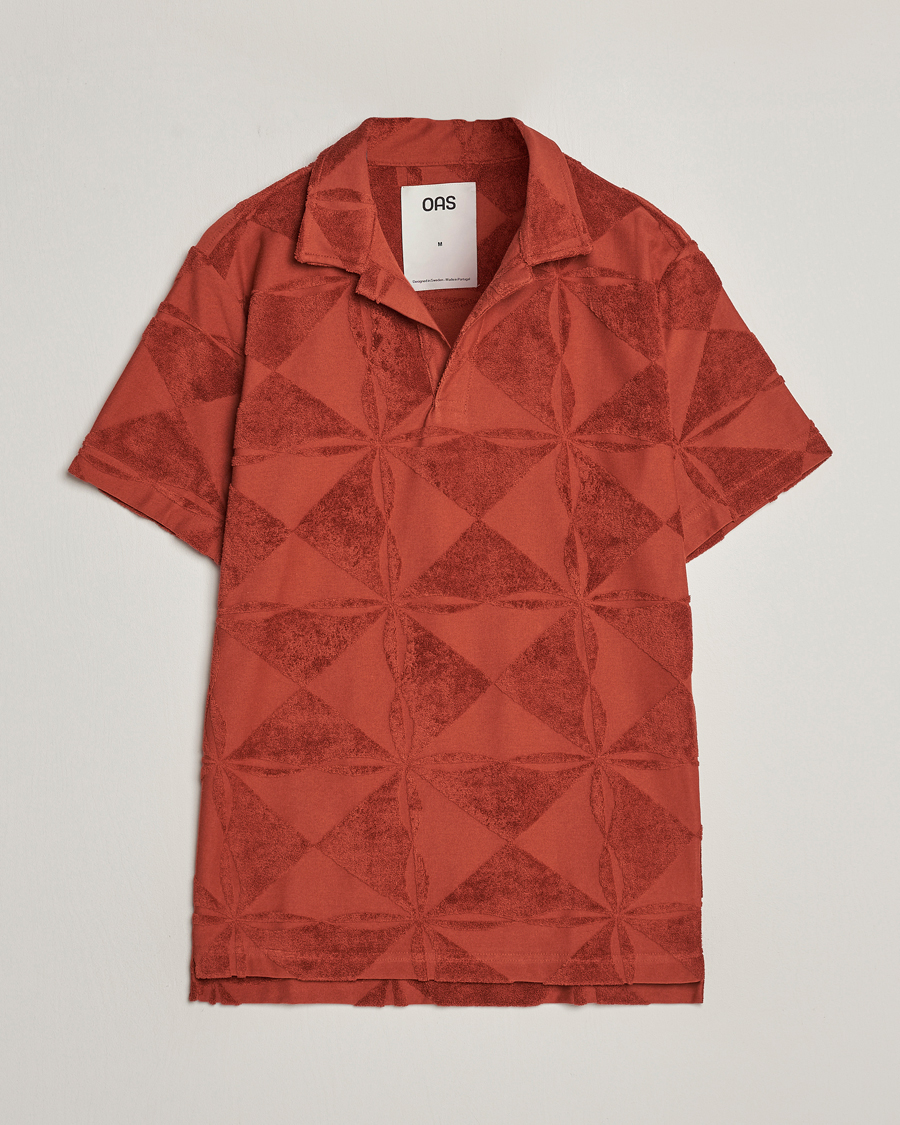 Mies | Pikeet | OAS | Short Sleeve Terry Polo Plateau