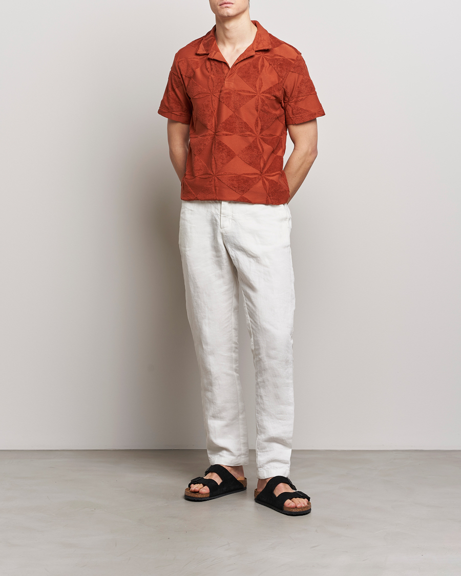 Mies | Pikeet | OAS | Short Sleeve Terry Polo Plateau