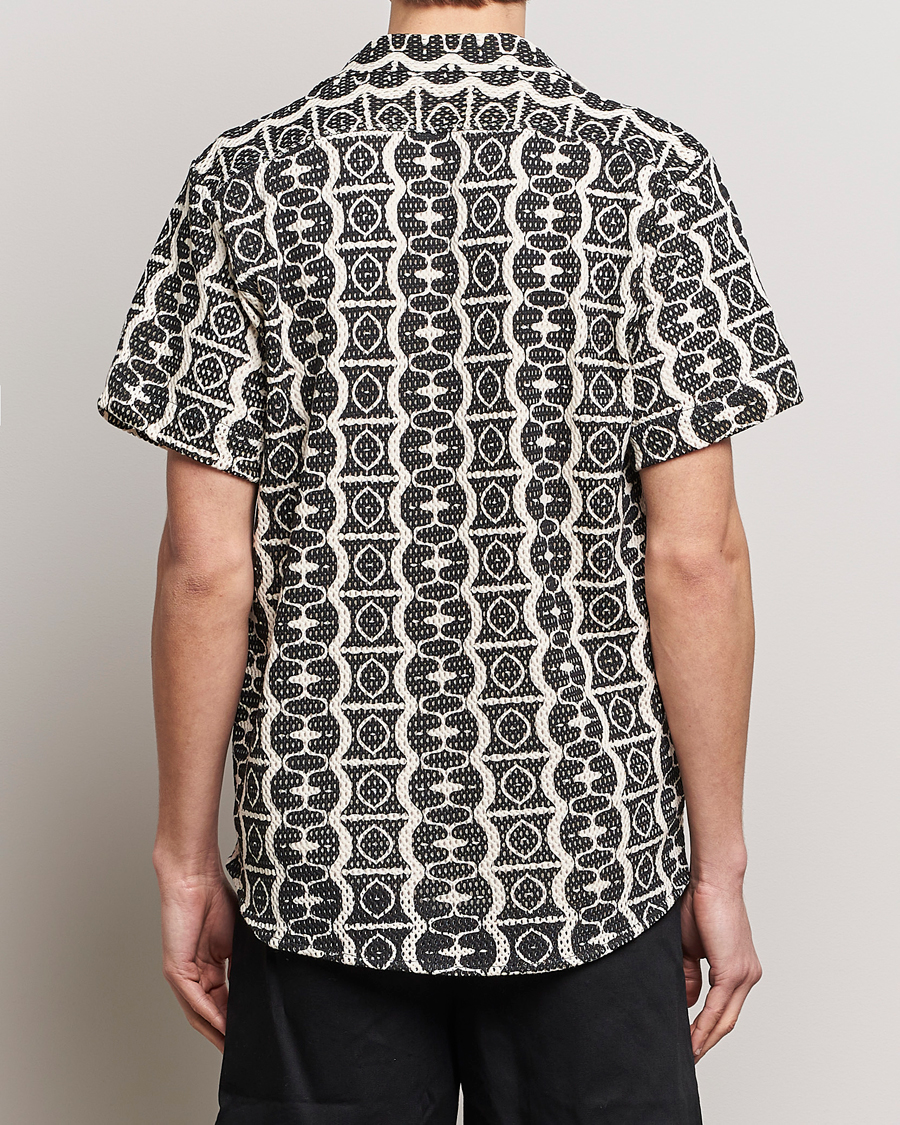 Mies | Kauluspaidat | OAS | Short Sleeve Cuba Net Shirt Hypnotise
