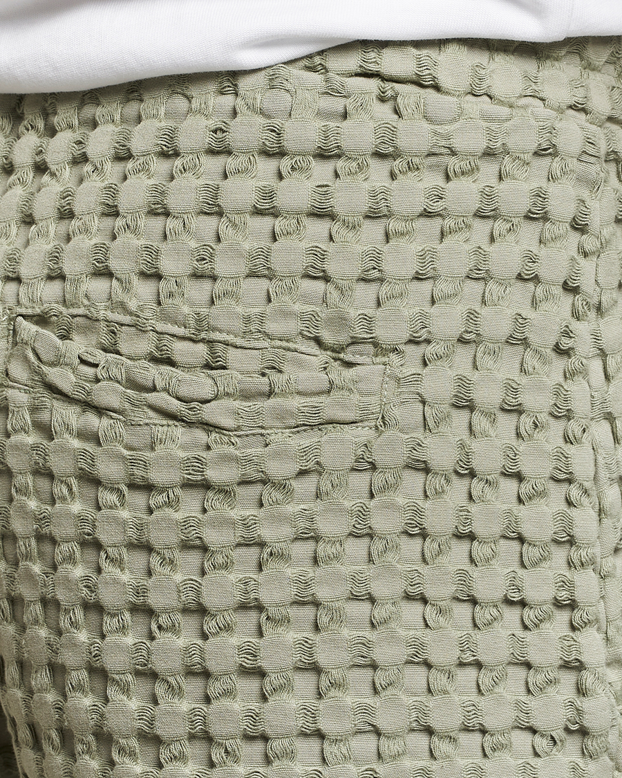 Mies | Shortsit | OAS | Porto Waffle Shorts Dusty Green