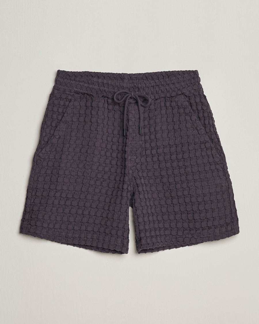 Mies | Shortsit | OAS | Porto Waffle Shorts Nearly Black