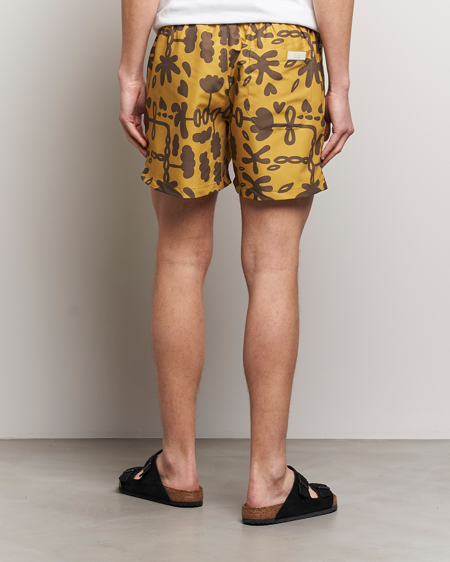 Mies | Uimahousut | OAS | Printed Swimshorts Galbanum