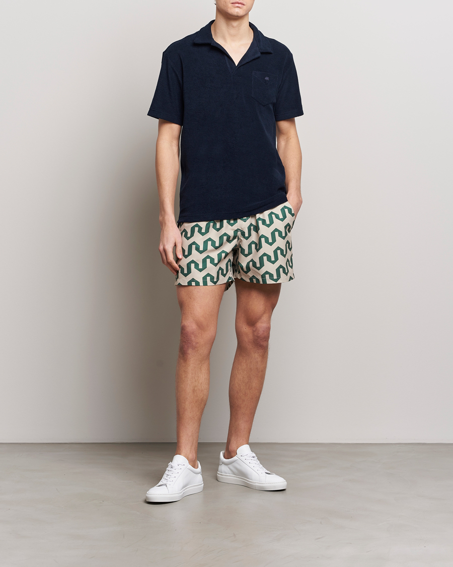 Mies | Uimahousut | OAS | Printed Swimshorts Atlas