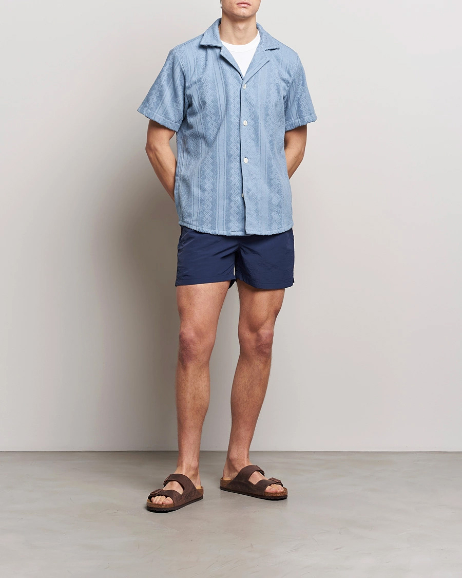 Mies | Uimahousut | OAS | Plain Swimshorts Navy