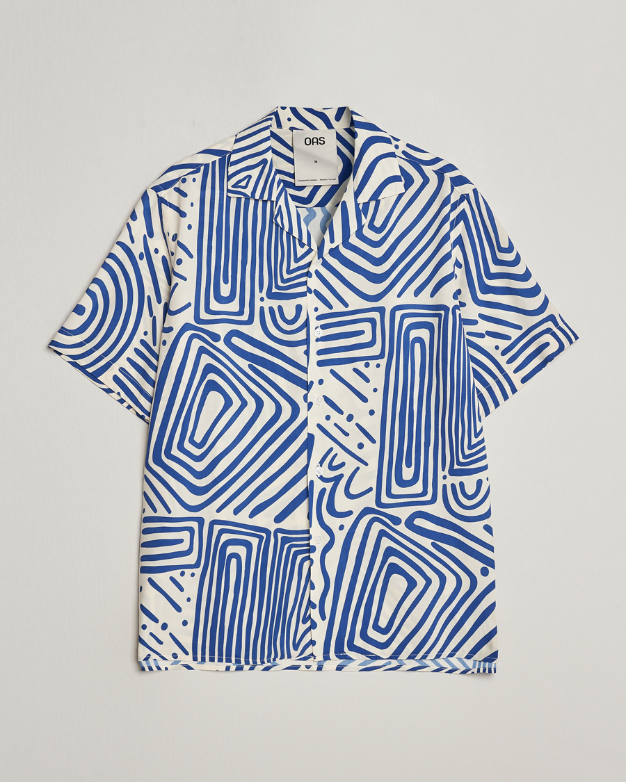 Mies | Kauluspaidat | OAS | Viscose Resort Short Sleeve Shirt Eldovado
